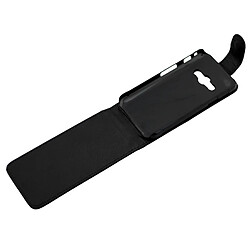 Wewoo Housse Coque Étui en cuir avec bouton magnétique à rabat vertical pour Galaxy Xcover 3 / G388F Noir pas cher