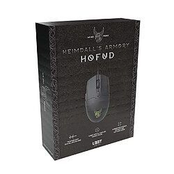 Avis L33t gaming L33T Souris Gamer Filaire Hofud 3200DPI Ambidextre 6 Boutons avec Capteur Optique Noir