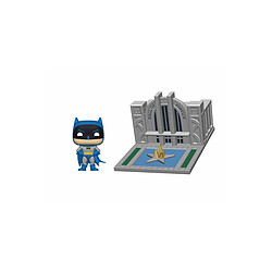 Funko Batman 80th- Figurine POP! Batman & Hall of Justice 9 cm