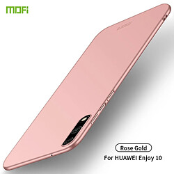 Wewoo Coque Pour Huawei Enjoy 10 Frosted PC Ultra-thin Hard Case Rose Gold