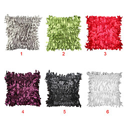 42 * Cas De Couverture D'oreiller 42cm Tombé Feuille De Lancer La Taille De Coussin Décor Violet