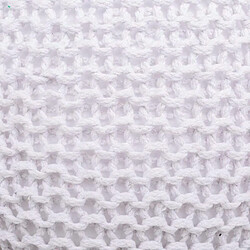 Pouf Alexandra House Living Blanc polystyrène 38 x 30 x 38 cm