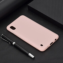 Wewoo Coque Souple Pour Galaxy A10 Candy Color TPU Case Rose