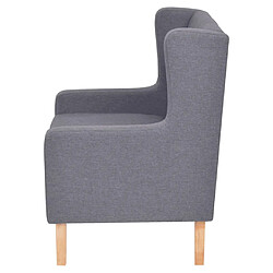 Avis Maison Chic Fauteuil relax,Chaise pour salon Gris Tissu -MN27289