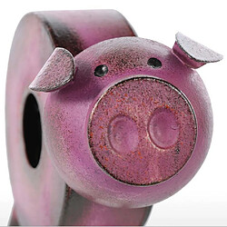 Avis Figurine animale en fer forgé rétro ornement cochon