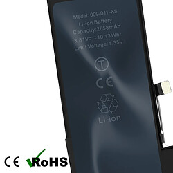 Acheter Avizar Clappio Batterie pour Apple iPhone XS 2658mAh 100% compatible Noir