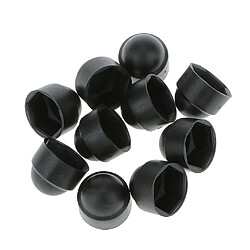 20 Pièces M8 14x15mm Noir Dôme Boulon écrou Protection Capuchons Couvercle pour Vis Hexagonales