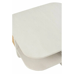 Acheter Inside 75 Table basse RARY en bois exotique blanc et rotin naturel