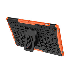 Wewoo Housse Coque antichoc TPU + PC pour Galaxy Tab S5eavec support Orange pas cher