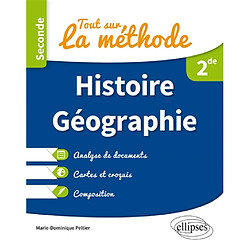 Tout sur la méthode en histoire géographie, seconde : analyse de documents, cartes et croquis, composition - Occasion