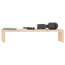 Acheter vidaXL Support pour moniteur 50x27x10 cm Bois de pin solide