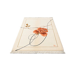 Avis Vidal Tapis de laine 185x122 beige Darya