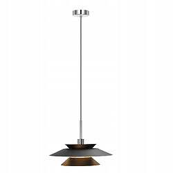 NETTLIFE Suspension Fer Noir Diam.28cm E14 - Lampe de Table à Manger Salon Moderne Chambre 1 Ampoule pour Cuisine Couloir d'Hôtel 