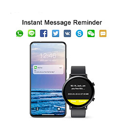 Acheter Universal Noir Smartwatch Bluetooth Appelé Homme Femme Smartwatch imperméable ECG PPG Bracelet de fitness pour Android Apple |