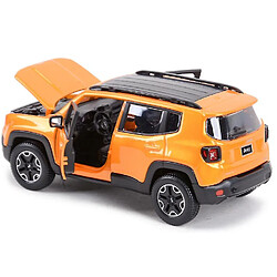 Acheter Universal 1:24 Jeep Renegade SUV hors route des véhicules statiques coulées véhicules à collectionner les jouets de voiture (orange)