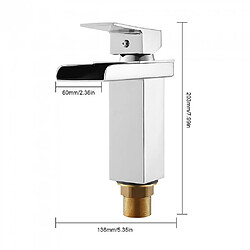 Universal Robinet design cascade robinet simple trou pour lavabo lavabo sanitaire salle de bain