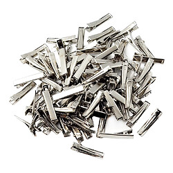 30 / 100Pack Pinces à cheveux en alligator plates simples à une broche arcs de bricolage 4cm (100Pack)