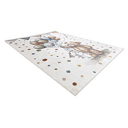 Acheter RUGSX Tapis BONO 9614 Ours, des ballons crème gris clair 200x290 cm