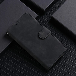 Etui en PU Toucher la peau avec support noir pour votre Oppo F19 Pro+ 5G/A94 5G