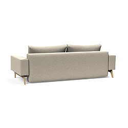 Acheter Inside 75 Canapé design IDUN convertible lit 200*140 cm tissu bouclé beige