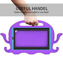 Coque en TPU avec bandoulière et fente pour stylo violet pour votre Samsung Galaxy Tab A7 Lite 8.7-pouces SM-T220/SM-T225