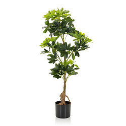 Plante artificielle / Arbre artificiel SCHEFFLERA Plastique Vert hjh OFFICE