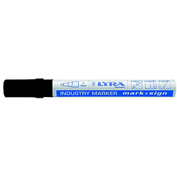 Marqueur peinture Lyra laquée noir pointe 24 mm