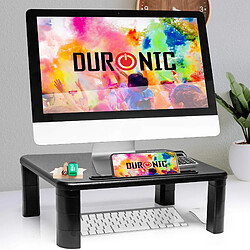 Duronic DM055 Réhausseur d'écran/Support pour écran d'Ordinateur/Ordinateur Portable/écran TV avec Hauteur Ajustable de 4 à 15 cm – Surface de 40 x 28 cm pas cher