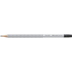 FABER-CASTELL Crayon GRIP 2001 avec gomme, degré dureté: HB ()