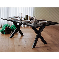 BELIANI Table de Repas LISALA Noir