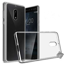 Htdmobiles Coque silicone gel fine pour Nokia 6 + film ecran - TPU TRANSPARENT