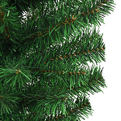 Avis vidaXL Sapin de Noël artificiel renversé avec support Vert 150 cm