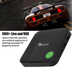 Avis TX3 Mini Décodage vidéo IPTV HDTV Set TV Box H.265 pour Android 7.1 EU Plug 110-240V (1 + 8G)