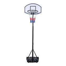 ANGEL SPORTS | Panier de Basket sur Pied | 140-215 cm | Noir et BLANC | A partir de 6 ans et + | Facile à déplacer | Jeux Plein Air | Panier de Basket