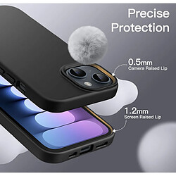 Avis Htdmobiles Coque pour Apple iPhone 15 - housse etui silicone gel fine + film ecran - NOIR