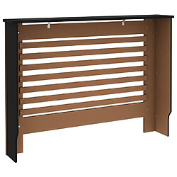 Acheter vidaXL Cache-radiateur noir 112x19x81,5 cm MDF