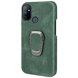 Coque en TPU + PU avec béquille rotative, vert pour votre OnePlus Nord N100