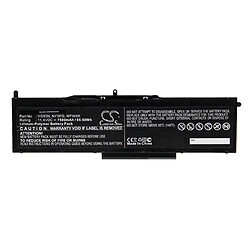 vhbw Batterie compatible avec Dell Latitude 5580, 5591 ordinateur portable Notebook (7500mAh, 11,4V, Li-polymère)