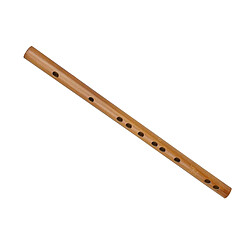 Flûte En Bois Traditionnelle Grand Son Instrument De Musique à Vent Clé Cadeau G pas cher