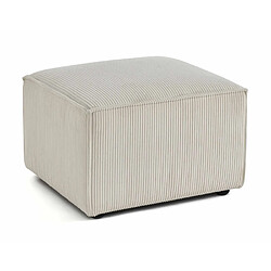 Lisa Design Arty - pouf d'appoint - en velours côtelé