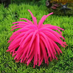 Wewoo Décoration aquarium rose 3 PCS Articles TPR Simulation Sea Urchin Ball Corail, Taille: S, Diamètre: 7cm