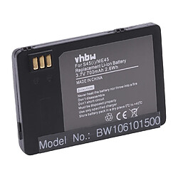 vhbw Batterie convient à Siemens 3618, 6618, ME45, S45, S45i téléphone Smartphone Telefon (700mAh, 3.7V, Li-Ion)