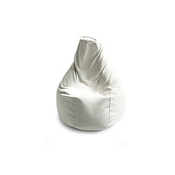 Avis Autrement Talamo Italia Pouf Sacco, 100% Made in Italy, Pouf en éco-cuir, 70x70h110 cm, Couleur Blanc