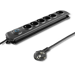 Surge protector 6 sockets, 5m