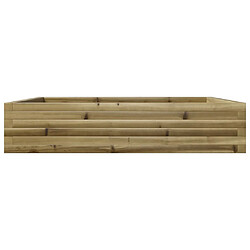 Acheter vidaXL Jardinière 110x110x23 cm bois de pin imprégné