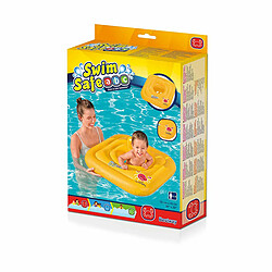 Bestway Flotteur Gonflable 3 Anneaux Siège Bébé 76x76 cm 1 à 2 Ans Jardin, Piscine et Plage 32050