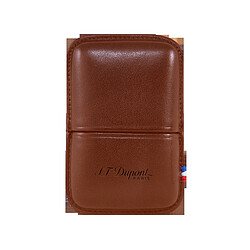 St Dupont Etui pour Briquet Dupont Ligne 2 Contraste Marron