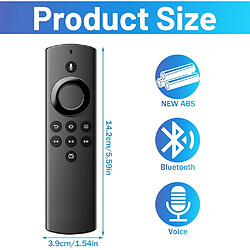 SANAG Telecommande, Telecommande Vocale Bluetooth, Telecommande Vocale Universelle, Remplacement Telecommande, Telecommande Remplacee, Pour Fire Tv Stick