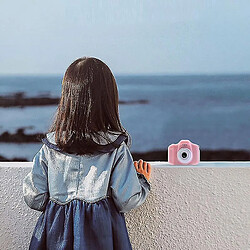 Universal Cameras numériques de Mini Children avec des jouets de carte TF de 16 Go pour les enfants jeu-cadeau d'anniversaire (rose)