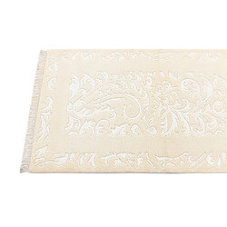 Vidal Tapis de couloir en laine 305x79 beige Darya pas cher